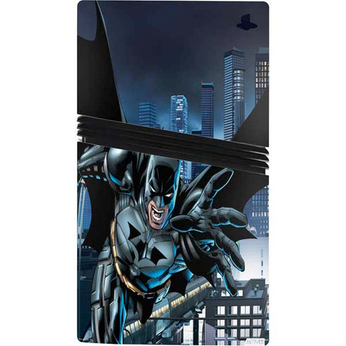DC Comics Batman Dark Knight Comic Art Action Pose PS5 Pro Bundle Skin